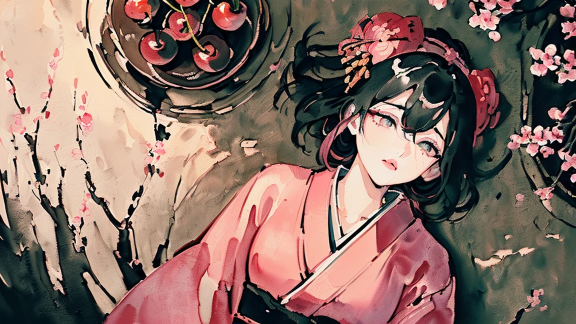 (((Oiran))),(((Oiran))),(((Oiran))),(((Oiran))),(((Prostitute))), (((Prostitute))), (((Prostitute))), (((Prostitute))), (((Prostitute))), (((Japanese painting))),(((Japanese painting))),(((Japanese painting))),(((Japanese painting))),(((Japanese painting))), (((On the ground))),(((On the ground))),(((On the ground))),(((On the ground))),(((On the ground))),(((On the ground))),(((On the ground))),(((On the ground))),(((On the ground))),(((On the ground))),(((On the ground))),(((On the ground))),(((On the ground))),(((On the ground))), (((Looking Down from Above:1.8))), ((((upturned eyes :1.5))),(((watching a Sakura))),Flashy kimono,hair ornaments, Scenery of Kyoto,(((low saturation))),(((low saturation))),(((low saturation))),(((low saturation))),(((low saturation))),(((low saturation))),(((low saturation))),(((night))),(((night))),(((night))),(((night))),(((night))),(((night))),(((night))),(((night))),(((night))),(((night))),(((night))),(((night))),(((night))),(((night))),(((night))),(((night))),(((night))),(((night))),(((night))),(((night))),(((night))),(((night))),(Lips are red:1.5)、 20-year-old, (((Ink Painting))),(((Ink Painting))),(((Ink Painting))),(((Ink Painting))),(((Ink Painting))),(((Ink Painting))),(((Ink Painting))), masterpiece, Highest quality, Very delicate and beautiful girl,Very delicate and beautiful, world masterpiece theater, Super detailed, Very detailedな, Highest quality,(((Pink kimono)))。(((Pink kimono)))。(((Pink kimono)))。(((Pink kimono)))。(((Pink kimono)))。(((Pink kimono)))。(((Pink kimono)))。(((Pink kimono)))。(((Pink kimono)))。 (((Black Hair))), (((Black Hair))), (((Black Hair))), (((Cherry tree))), (((Cherry tree))), (((Cherry tree))), (((Cherry tree))), (((Upper Body))), (((Upper Body))), (((Upper Body))), (((Upper Body))), (((Upper Body))), (((Upper Body))), High resolution, Very detailed,5 girls, Highest quality, masterpiece, Highest quality, Accuracy, A woman in her twenties from the late Edo period.。(((赤いFlashy kimono)))。 。彩度の低い古いJapanese paintingのスタイルでは、The women look like modern anime characters..、She has a bit of Kabuki makeup on..。Strong 2D feel。。background, たくさんの花びらが散っている大きなCherry tree、