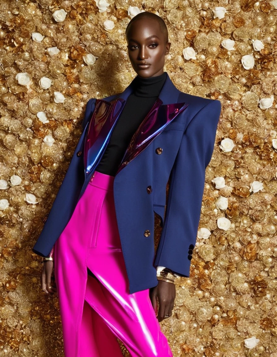 (glisser_mode), mode photography, Beauté, mannequin femme habillée par Virgil Abloh, Tom Ford, bonne chance, André Kohn,
