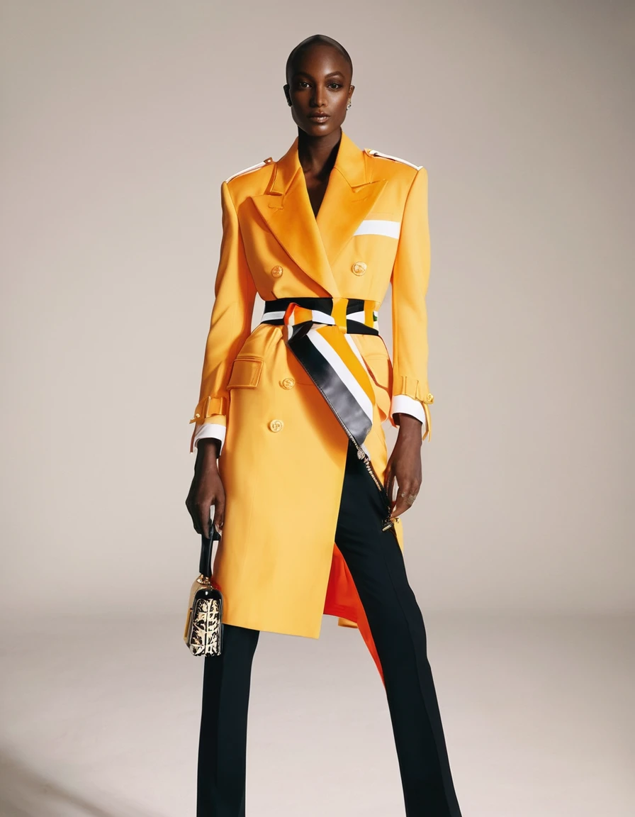 (glisser_mode), mode photography, Beauté, mannequin femme habillée par Virgil Abloh, Tom Ford, bonne chance, André Kohn,