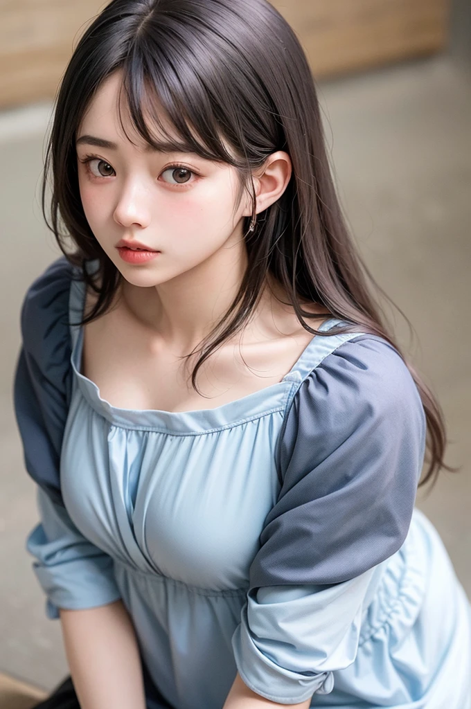 (1 nogizaka girl,15years old face,raw photo,photo realistic:1.5),(best quality, high quality,HDR, highest quality,ultra high resolution,high resolution,high res,ultra high difinition,huge file size,8K,2K wallpaper,8K wallpaper,high quality texture,amazing,an extremely delicate:1.4),one girl, Japanese famous idol,cute face,small face,absurd,ridiculous,incredibly ridiculous,blurry background,(sundress,short hair,cleavage,no makeup:1.2),medium skin,beautiful skin,detailed skin,black hair,silky hair,black eyes,Japanese nose,5-fingers,(Light Particles, Lens Flare, Luminous Particles: 0.7),looking at viewer,bright lighting,professional lighting,girl