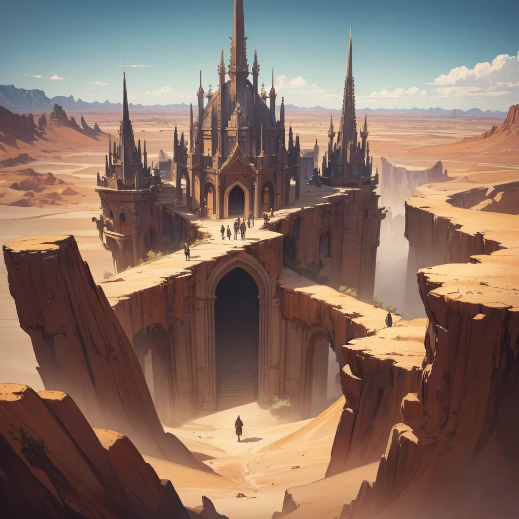 Yellow sand in the sky,The background is a vast desert, Desert Oasis,Rich Color,デジタルLandscape painting, Detailed Landscape — Width 672, Landscape painting, Environmental design illustration, Landscape painting 詳細, Desert Oasis landscape, Concept Art, Highly detailed digital art in 4K, 4K Digital Painting, 4K Digital Painting, Amazing digital illustrations, Desert Background, デジタルペインティングConcept Art, Detailed digital painting, Inspired by Christophe Vaché, Heavenly gate, the Heavenly gate, Gateway to another dimension, Magical Portal Gateway, 高い金色のHeavenly gate, Rob McNaughton, Dream Portal