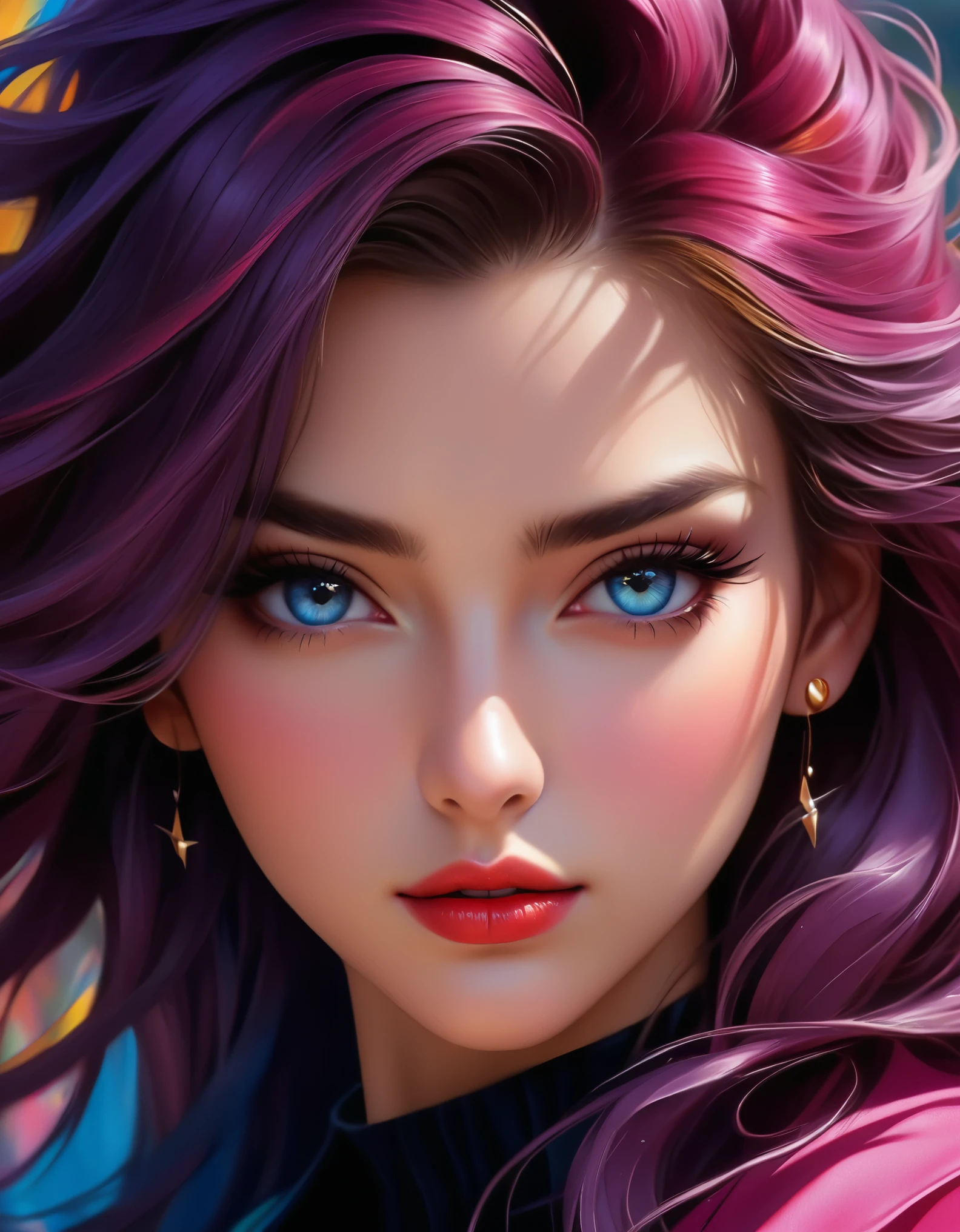 (best quality,8k,hyperrealism:1.2),vibrant colors, sharp focus, insanely detailed, studio lighting, ultra-fine painting, hair blowing in the wind, stunningly realistic eyes and lips, perfect facial proportions, meticulous skin texture, long eyelashes, expressive emotions, elaborate background, impeccable clothing and accessories, accurate shadows and highlights, highly realistic lighting and reflections, immaculate attention to detail,2 girls,((2k5)) style, hyper realistic photo, vibrant colors, 16k