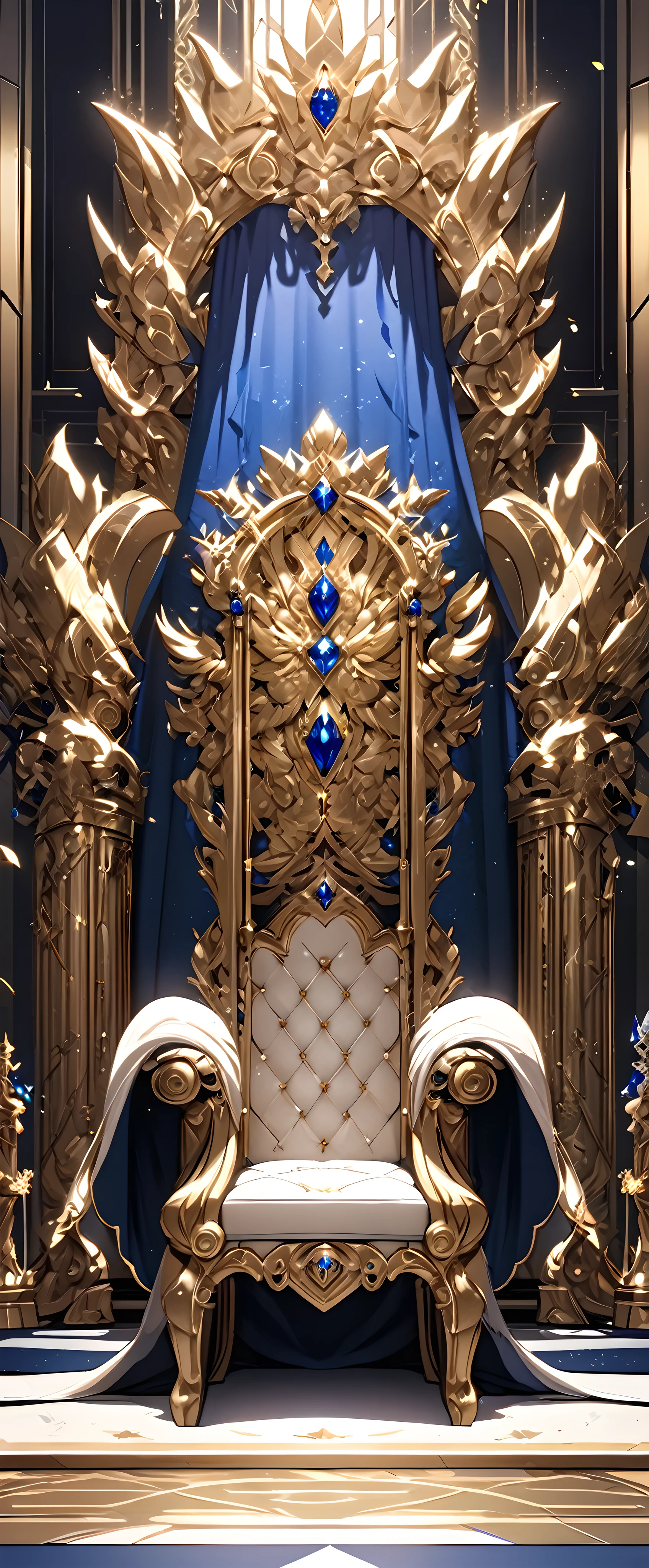 Legend of the Great Throne, ((The royals and nobles、they kneel before a throne))。((No one is allowed to sit))、It is the throne that rules over all power.。A luxurious and luxurious throne、Maximize your dominance and intimidation。Create aesthetic works of art。