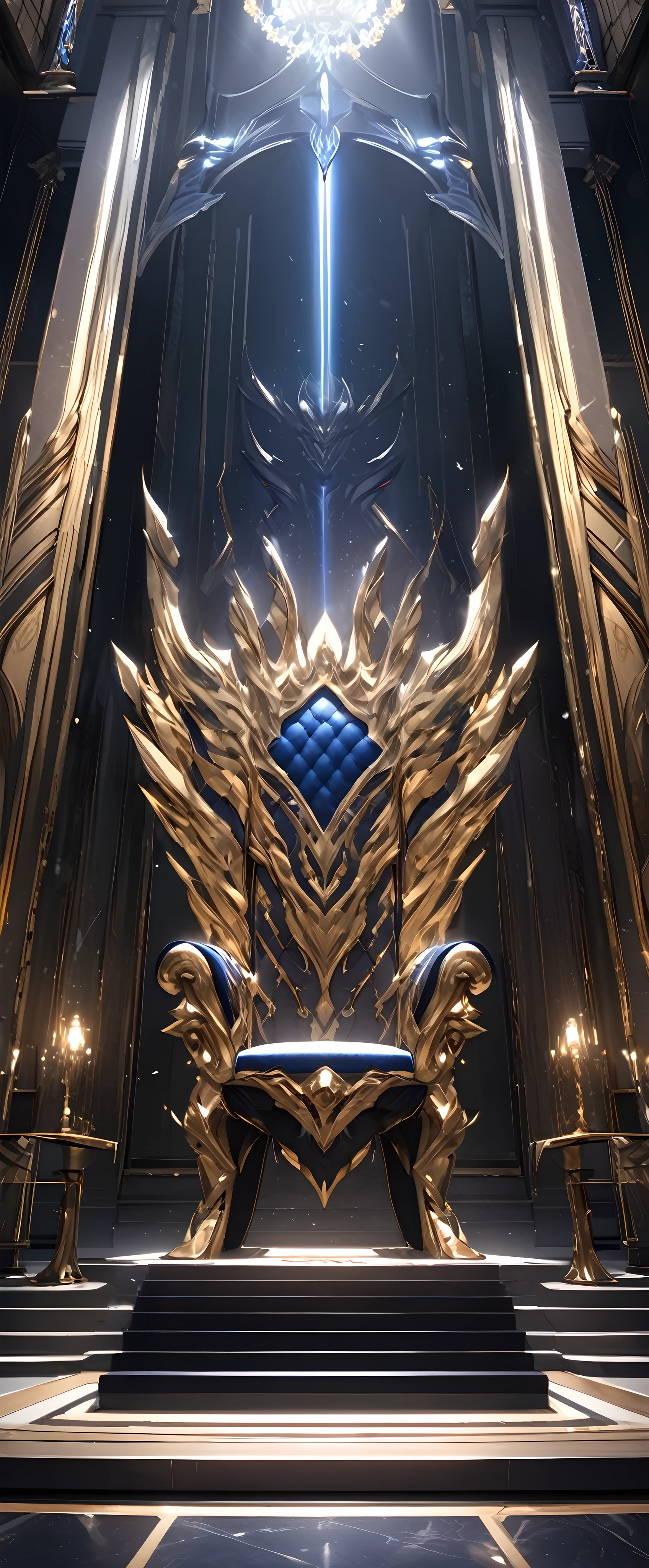 Legend of the Great Throne, ((The royals and nobles、they kneel before a throne))。((No one is allowed to sit))、It is the throne that rules over all power.。A luxurious and luxurious throne、Maximize your dominance and intimidation。Create aesthetic works of art。