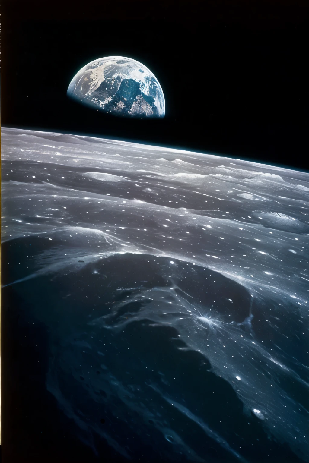• "Earthrise" by William Anders - Taken from lunar orbit during the Apollo 8 mission, showing Earth rising over the Moon's horizon.