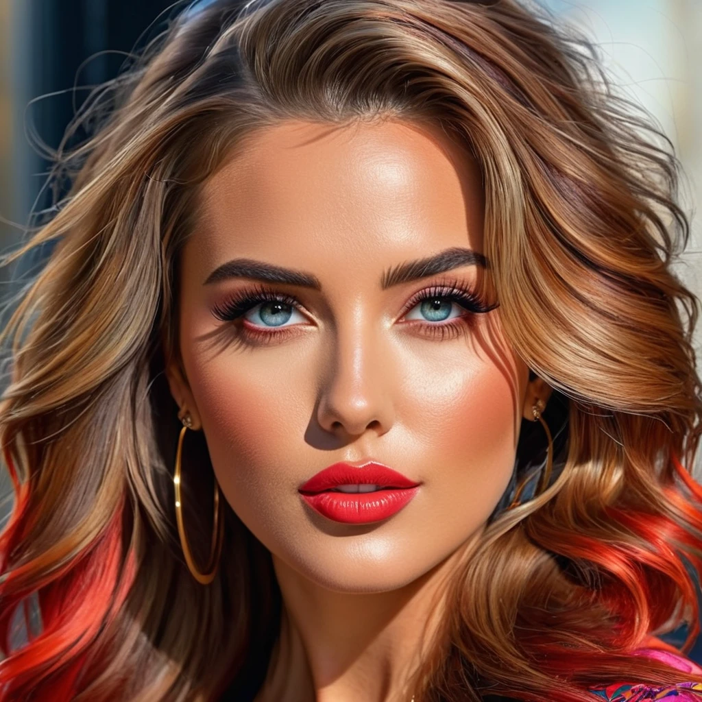 (best quality,8k,hyperrealism:1.2),vibrant colors, sharp focus, insanely detailed, studio lighting, ultra-fine painting, hair blowing in the wind, stunningly realistic eyes and lips, perfect facial proportions, meticulous skin texture, long eyelashes, expressive emotions, elaborate background, impeccable clothing and accessories, accurate shadows and highlights, highly realistic lighting and reflections, immaculate attention to detail,2 girls,((2k5)) style, hyper realistic photo, vibrant colors, 16k