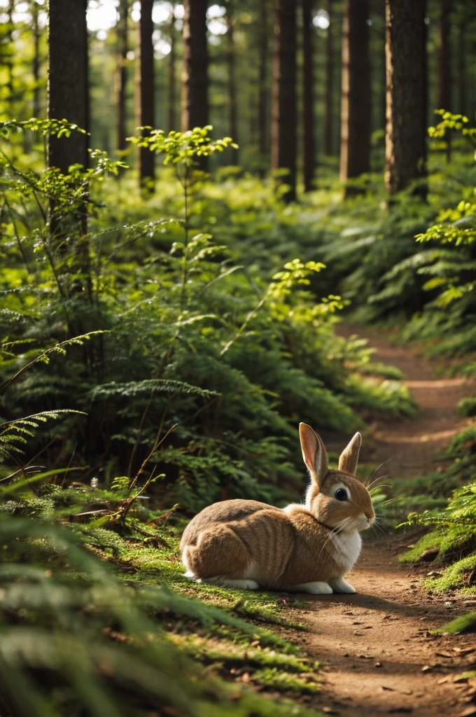 Bunny in the forest