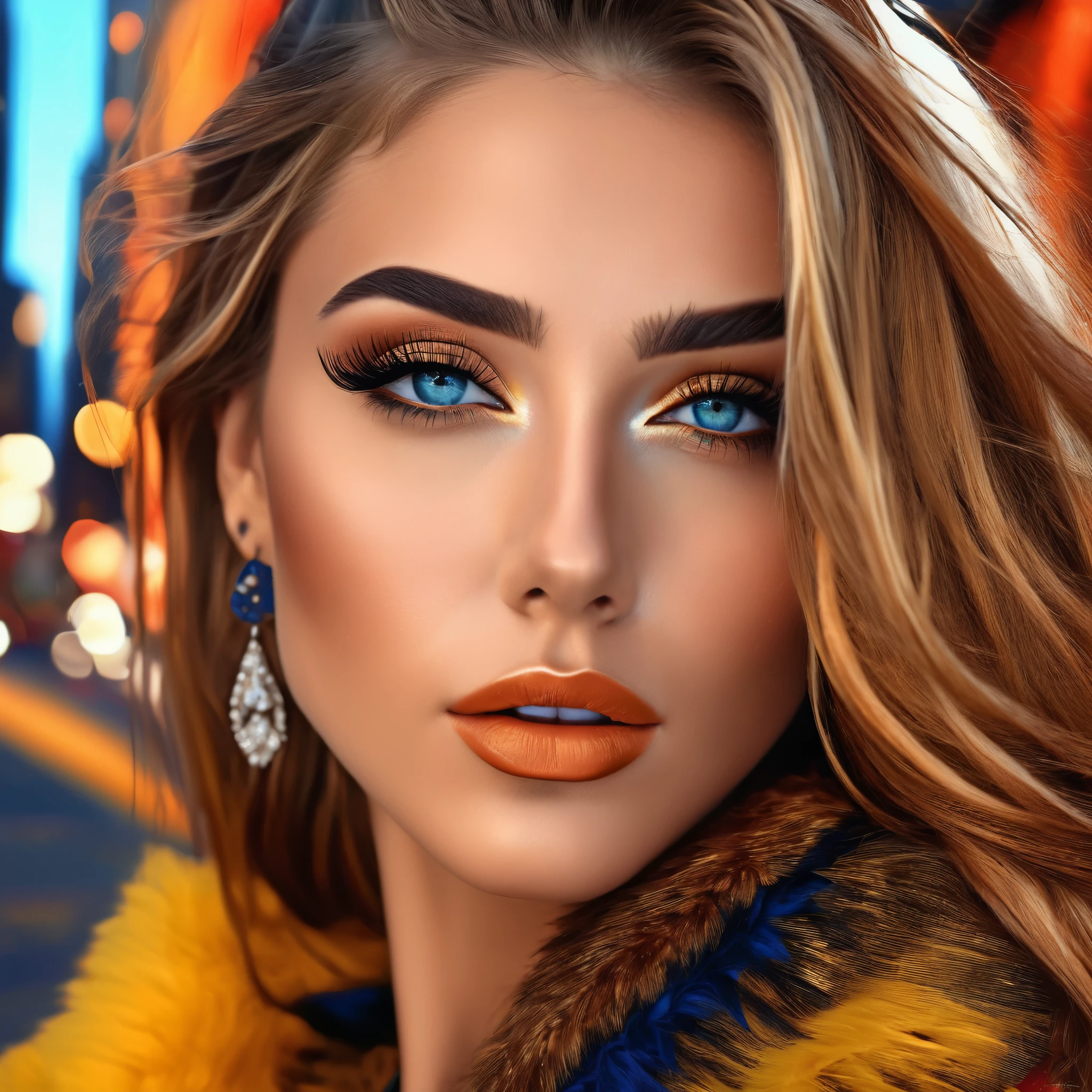 (best quality,8k,hyperrealism:1.2),vibrant colors, sharp focus, insanely detailed, studio lighting, ultra-fine painting, hair blowing in the wind, stunningly realistic eyes and lips, perfect facial proportions, meticulous skin texture, long eyelashes, expressive emotions, elaborate background, impeccable clothing and accessories, accurate shadows and highlights, highly realistic lighting and reflections, immaculate attention to detail,2 girls,((2k5)) style, hyper realistic photo, vibrant colors, 16k