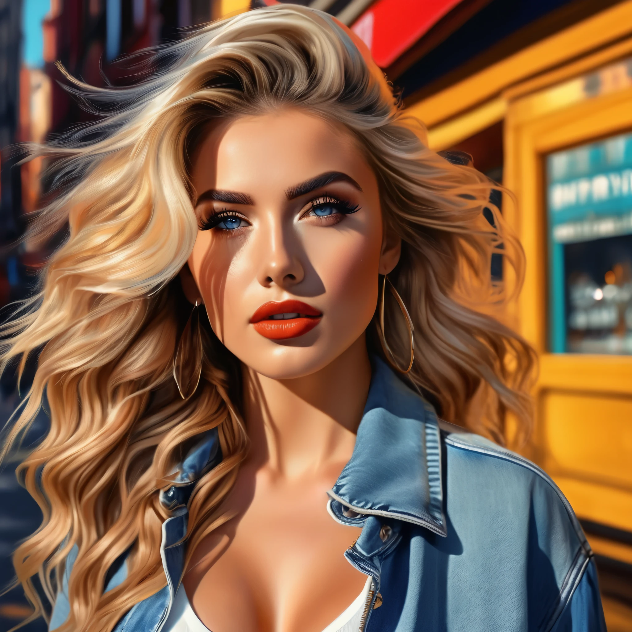 (best quality,8k,hyperrealism:1.2),vibrant colors, sharp focus, insanely detailed, studio lighting, ultra-fine painting, hair blowing in the wind, stunningly realistic eyes and lips, perfect facial proportions, meticulous skin texture, long eyelashes, expressive emotions, elaborate background, impeccable clothing and accessories, accurate shadows and highlights, highly realistic lighting and reflections, immaculate attention to detail,2 girls,((2k5)) style, hyper realistic photo, vibrant colors, 16k