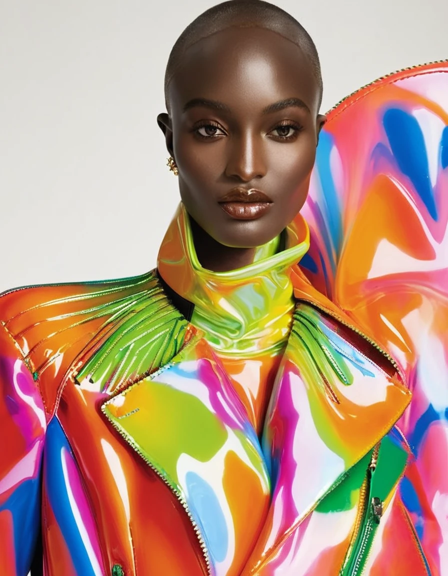 (glisser_mode), mode photography, Beauté, mannequin femme habillée par Virgil Abloh, Tom Ford, bonne chance, André Kohn,