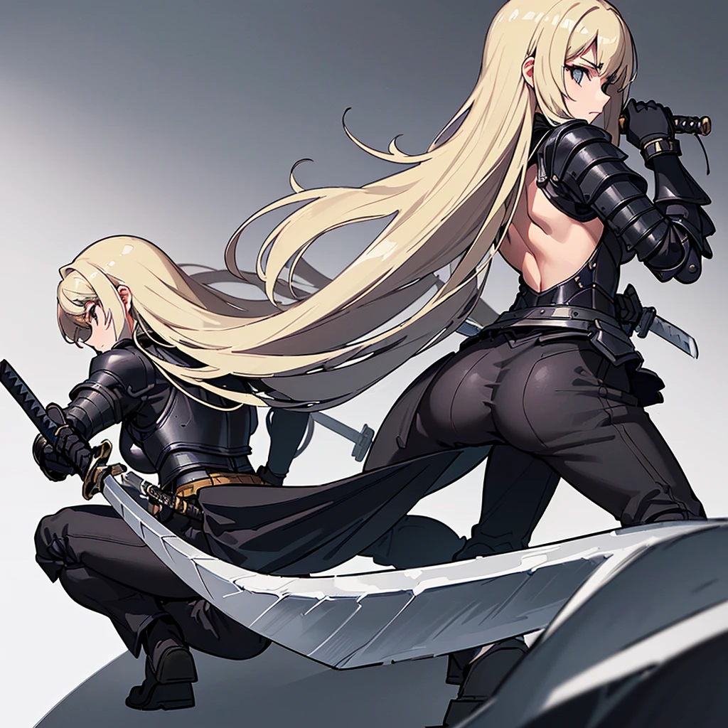 1 girl, beautiful, perfect lighting, muscular, thick thighs, mature woman, milf, navel, abdomen, (masterpiece, high quality: 1.1), anime waifu bodybuilder, beautiful face, debatalho face, extremely detailed eyes, knight character, green eyes, perfect body, fit body, looking at the sword, character holding a sword, abdomen, large breasts, muscular, ((hair) long and blonde), sarashi white breast, sarashi, underboob, breasts bandages, arm bandages (insanely detailed, beautiful detailed face, masterpiece, best quality), (looking disgusted), konosuba, character A2, (white and torn bandages on the arms and legs), image taken from above, camera away, image with focus on the sword, high quality, white light clothes, sweat splattering, character on guard with sword, knight's pose, sword with sharp blade with brightness, clear image, blue background, forest landscape, detailed image without errors, Elf, Konosuba
