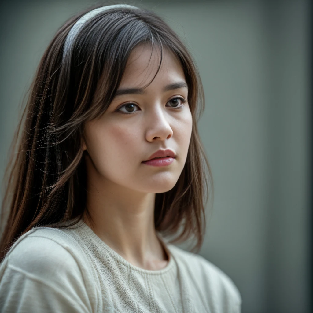 Use a blend of realism and symbolism to convey the emotional depth and narrative of the lyrics. Employ strong contrasts between darkness and light to emphasize the themes of seeking hope and breaking free from despair. Pay attention to facial expressions and body language to evoke empathy and connection with the protagonist’s journey of self-discovery and transformation.
。 High resolution, masterpiece, Highest quality, Intricate details, Very detailed, Clear focus, Delicate skin, practical skin texture, texture, Delicate eyes, Professional, 4K, Shot with Canon, 85mm, Shallow and deep,  Kodak Vision Color, Exactly, Very detailed, photograph_\(Extremist\), photographpractical, practical, Post-processing, Maximum details, Roughness, Real Life, Extremist practical, Photorealism, photographgraphy, 8K Ultra HD, photographgraphy