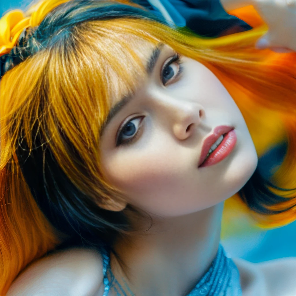 Utilize a blend of realism and symbolism to convey the emotional depth of the lyrics. Focus on capturing facial expressions, gestures, and subtle details that evoke the themes of love, longing, and self-discovery. Incorporate a warm color palette with shades of soft blues, gentle yellows, and deep oranges to enhance the emotional tone of each scene.
。 High resolution, masterpiece, Highest quality, Intricate details, Very detailed, Clear focus, Delicate skin, practical skin texture, texture, Delicate eyes, Professional, 4K, Shot with Canon, 85mm, Shallow and deep, Kodak Vision Color, Exactly, Very detailed, photograph_\(Extremist\), photographpractical, practical, Post-processing, Maximum details, Roughness, Real Life, Extremist practical, Photorealism, photographgraphy, 8K Ultra HD, photographgraphy