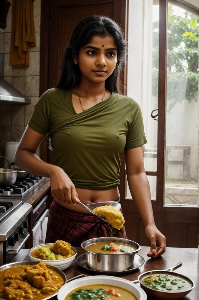 Sunday mornings were a ritual - waiting for Papa to bring home the holy trinity of idlis, vadas, and sambar from our beloved 'bhaiya'. Those perfectly cut lokis in the sambar were the real MVPs! I'd wait all week for Papa's Sunday morning trips, just to savor the taste of heaven. The anticipation would build up all week, and finally, on Sundays, I'd tag along, watching the morning hustle around the thela. Life had other plans, and 'bhaiya' had to move on, but his recipe remained the stuff of dreams. Today, as I savored the same flavors (minus the magic of childhood), I realized some tastes are timeless, even if the taste buds aren't.

Generate an aesthetic photo with no face revel. And purely aesthetic and which go good with the theme