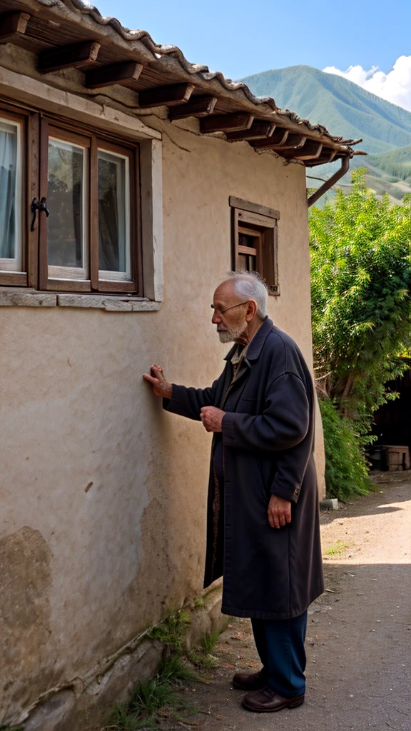 This story is about a small village where an old man lived.