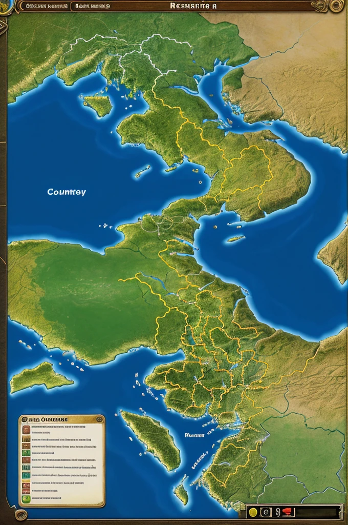 Generates a territory of a country