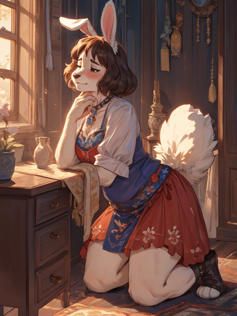 libido , Itchy , Aching , loose body aunt , Clothing erotica , bunny , Seduce , (Show secretly:1.3) , Pleasure , Unable to use her ripe body