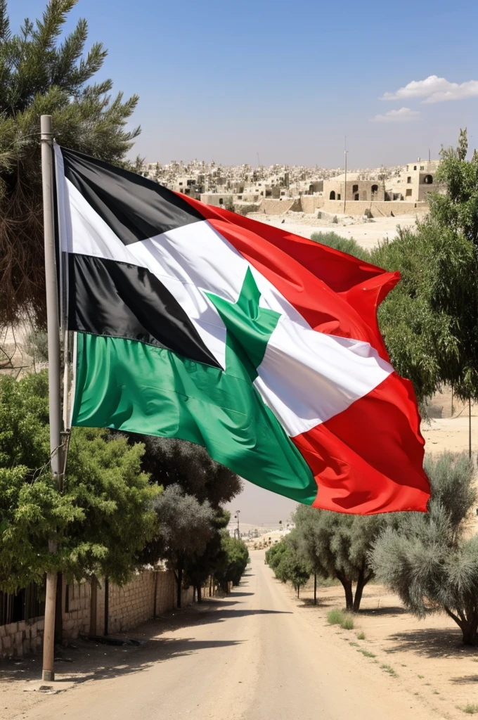 Palestine flag 
