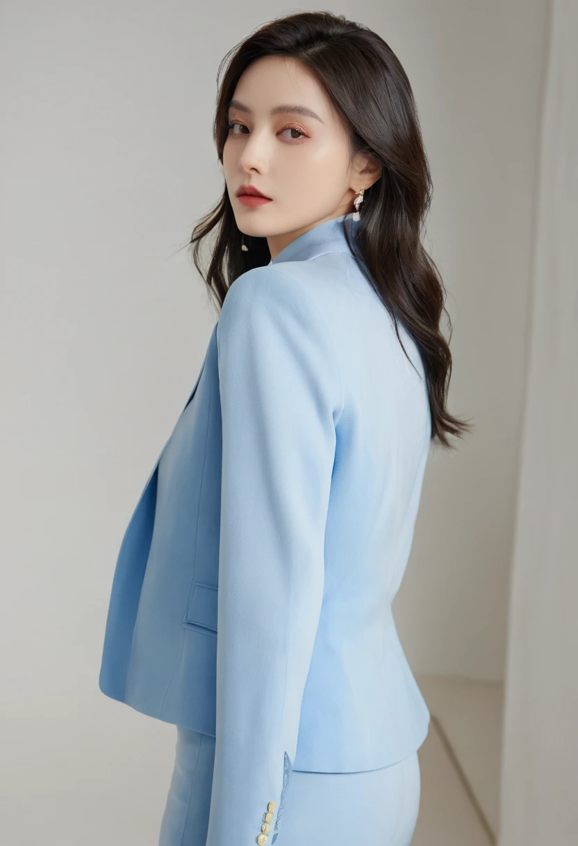 (Masterpiece, Best Quality: 1.2), (Highres: 1.1), (Highest Quality), (Master's Work), Facing Viewer, Dynamic Angle, Sky, Cloud, (1loli, Solo Focus: 1.4), Cute, Ornament, (Jewelry: 0.75), (Blush: 0.9), (Strap: 0 .9), barefoot, living room, sofa, window, curtains, dappled sunlight, potted plants, table, cabinet, bookcase, lamp, ahoge, (shawl, long hair, ruby colored hair, blue inner hair, shiny hair, shiny skin: 1.1),