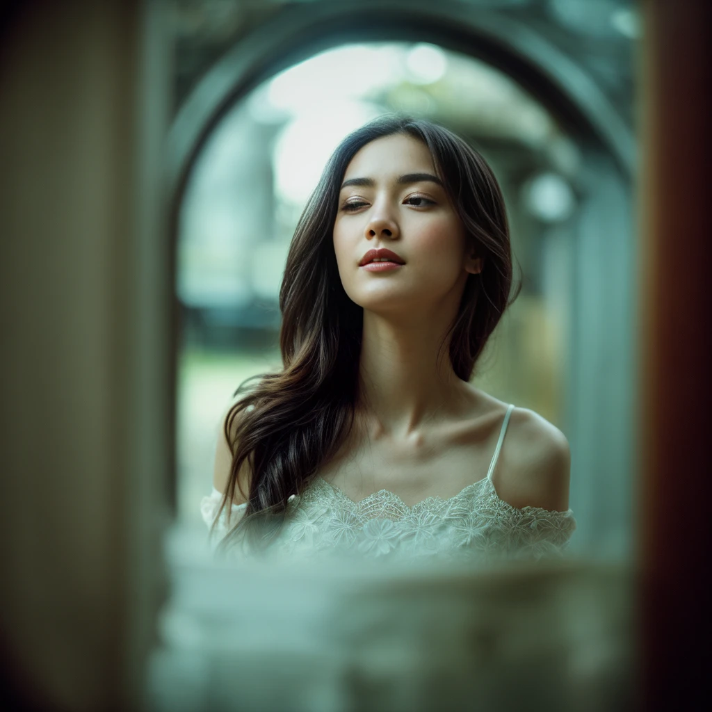 Semi-Realistic with Dreamy Elements: Detailed expressions and body language to capture the depth of emotions, with a slightly blurred, dreamy effect to symbolize the protagonist's internal world.

。 High resolution, masterpiece, Highest quality, Intricate details, Very detailed, Clear focus, Delicate skin, practical skin texture, texture, Delicate eyes, Professional, 4K, Shot with Canon, 85mm, Shallow and deep,  Kodak Vision Color, Exactly, Very detailed, photograph_\(Extremist\), photographpractical, practical, Post-processing, Maximum details, Roughness, Real Life, Extremist practical, Photorealism, photographgraphy, 8K Ultra HD, photographgraphy