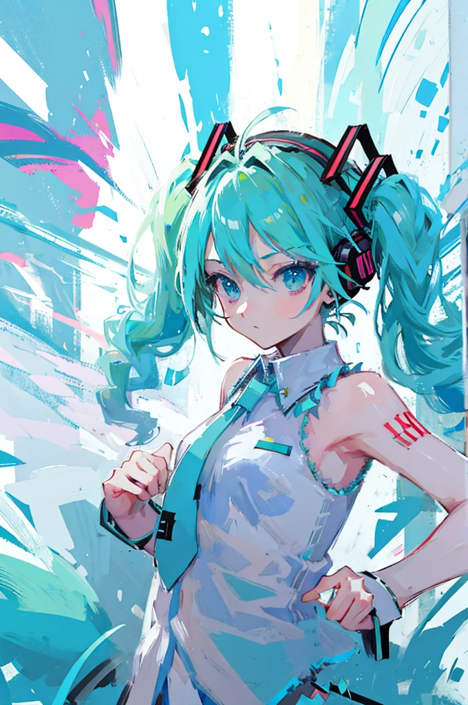 Masterpiece, HD, high quality, Hatsune miku