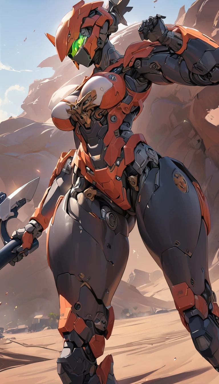 best quality,4k,8k,highres,masterpiece:1.2),ultra-detailed, extremely detailed eyes, extremely detailed body, (large masterpiece digital art), (detailed manga illustration), (detailed line art), ((perfect anatomy)), high quality, expressive eyes, full body, tall girl, detailed face, beautiful face, perfect face, breasts, cleavage, gloves, A photograph of mid-twenties Japanese female android made of shiny white and silver translucent glass and plastic, geisha makeup and hairstyle, silver metal internal body mechanisms, dynamic pose, flowing organic construction, glowing golden circuitry, colorful neon trim, glowing circuitry, neon trim, depth of field focus f/2.8, art by H.R. Giger, Greg Rutowski, bodysuit, thick thighs, toned, emblem, cinematic lighting, dynamic lighting, 4k resolution, dynamic pose, weapon, energy weapon, cover, mecha musume, fortified suit, mechanical parts, headgear, robot joints, bodysuit, deva battle suit, gloves, Atey Ghailan, Jeremy Mann, Greg Manchess, Antonio Moro, trend in ArtStation, trend in CGSociety, Intricate, High Detail, Sharp focus, dramatic and photorealistic painting art by Midjourney and Greg Rutkowski, Jeff Bridges, ((cartoon style)), Marvel Cinematic Universe style,