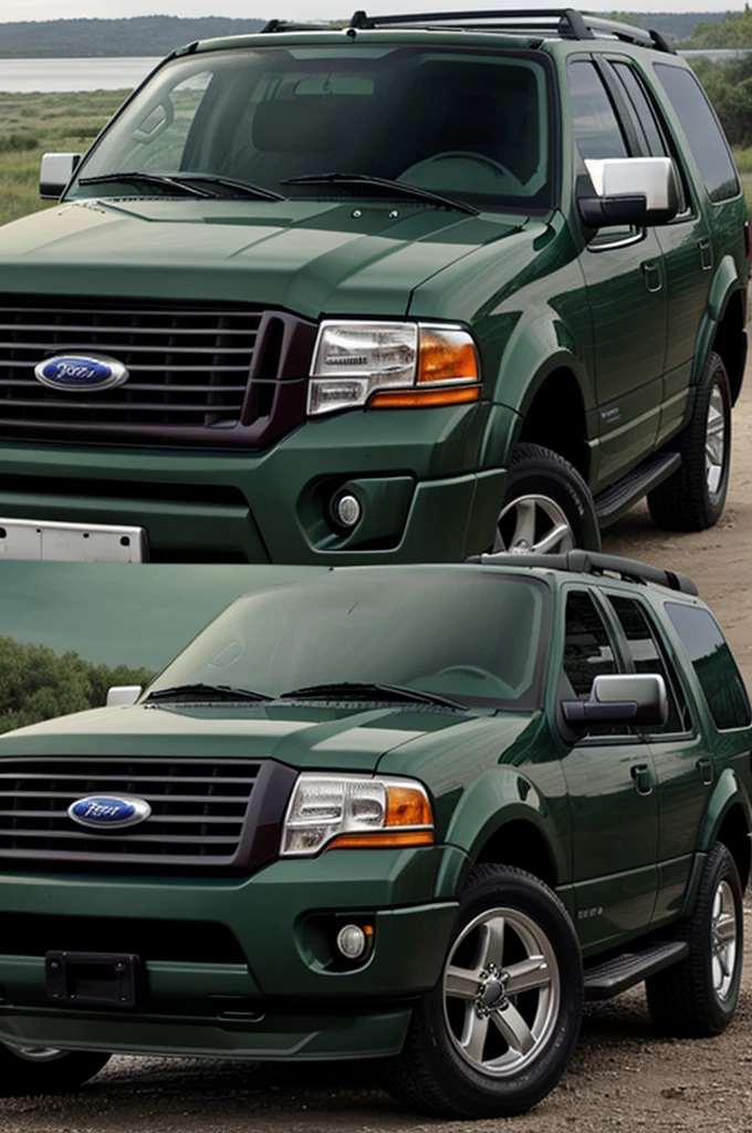 Believe me, a Ford expedition 2003 XLT in dark green that says DR SAUL BERRIOS on the hood