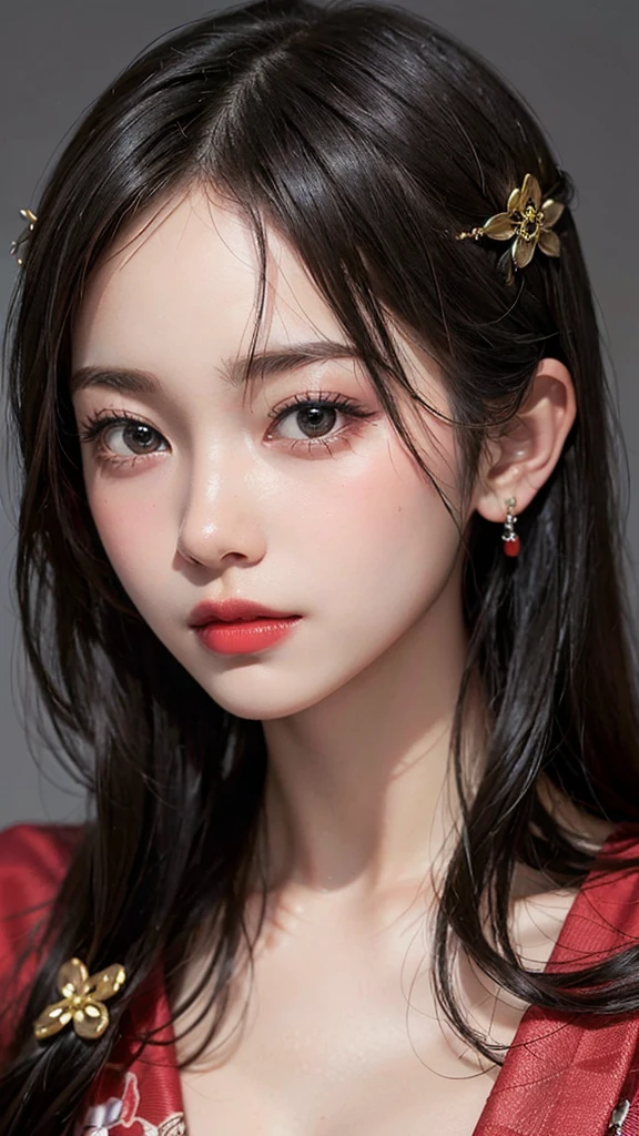 (Highest quality, masterpiece:1.3), shape, ((Beautifully detailed face)), beautifully detailed skin, Intricate details, Very detailed, Best image quality in 8K,(18 year old high school girl:Oiran,sexy:2.0,Completely naked:1.6,Undressing),A Japanese girl,,(Detailed Hair),Detailed lips,Open your mouth,(The whole body is shown:1.9,Long Shot),blush,Embarrassing,Realistic Face,Realistic Skin,(Vibrant Skin),Vivid lips,Lip gloss