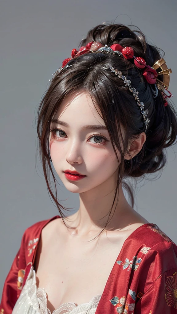 (Highest quality, masterpiece:1.3), shape, ((Beautifully detailed face)), beautifully detailed skin, Intricate details, Very detailed, Best image quality in 8K,(18 year old high school girl:Oiran,sexy:2.0,Completely naked:1.6,Undressing),A Japanese girl,,(Detailed Hair),Detailed lips,Open your mouth,(The whole body is shown:1.9,Long Shot),blush,Embarrassing,Realistic Face,Realistic Skin,(Vibrant Skin),Vivid lips,Lip gloss