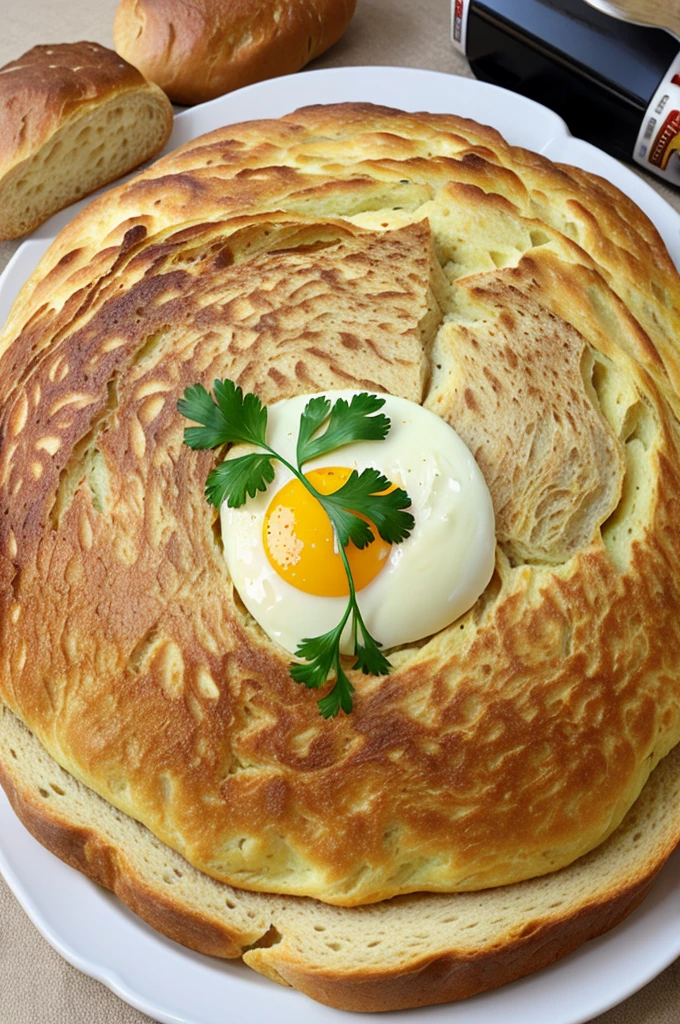Bread omlet picture