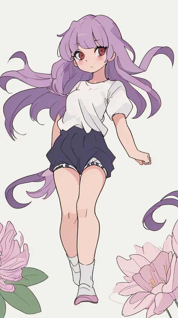 Lady in shirt and bloomers full body 
