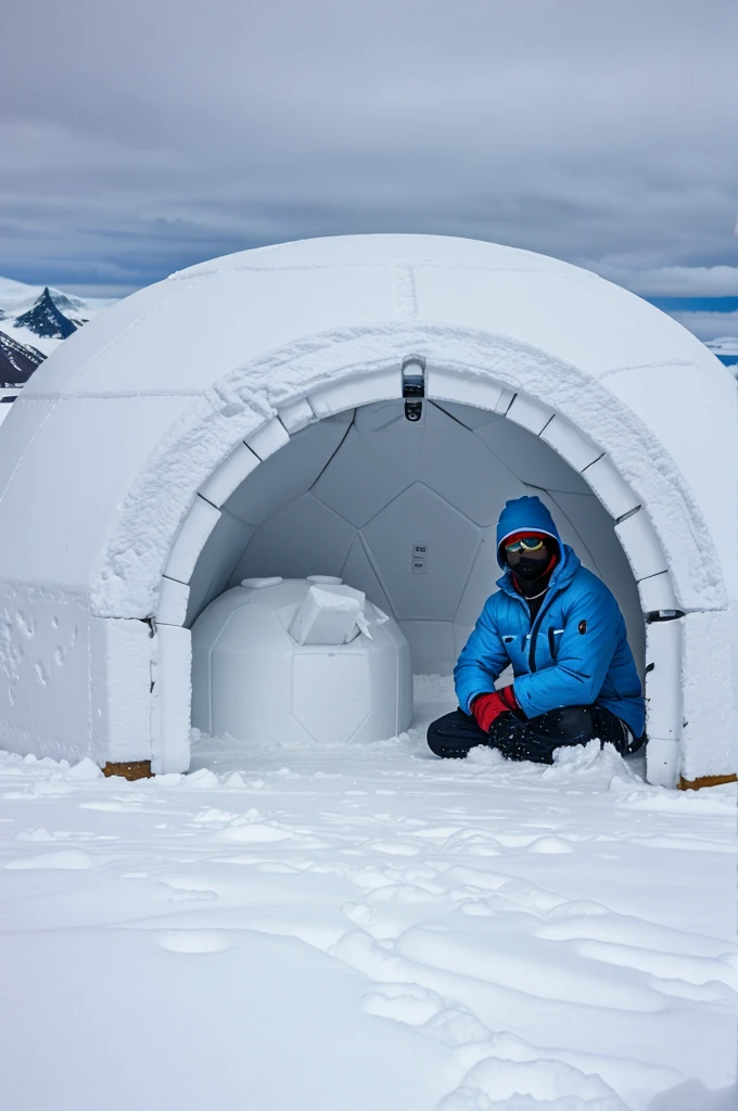 Antarctica igloo
