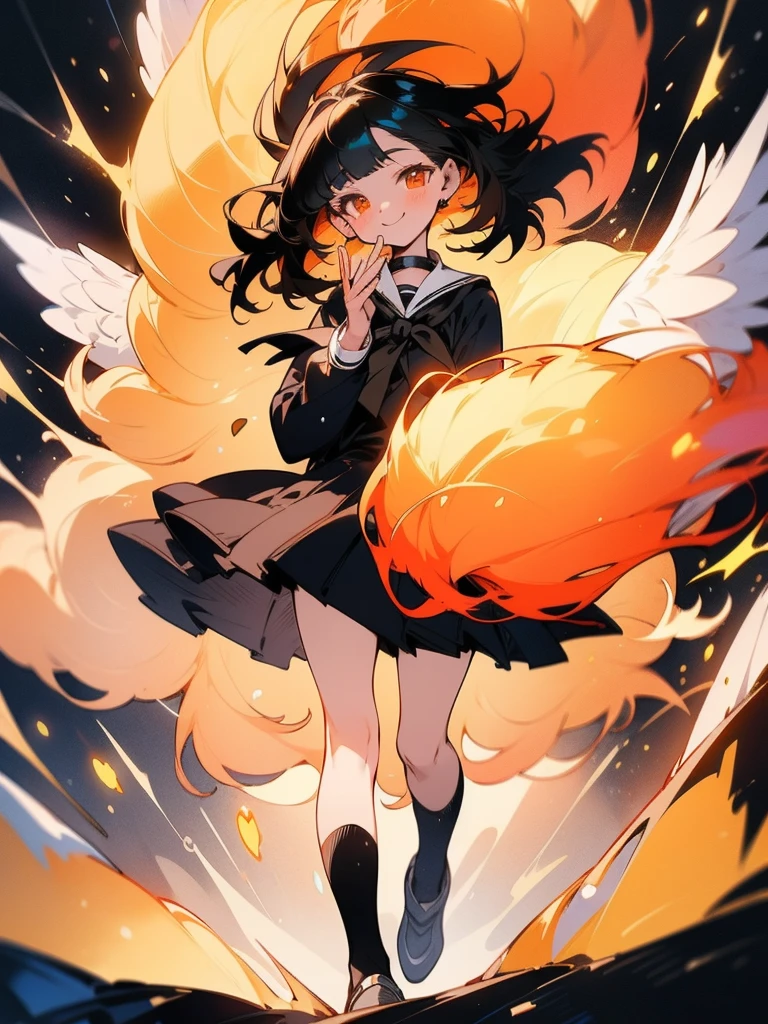 (masterpiece:1.2), Highest quality,Pixiv,Surprised girl,Portraiture、1、Immediately after intense sex、Ecstasy、((((Autumn Outfits、Full body portrait))))、mini skirt