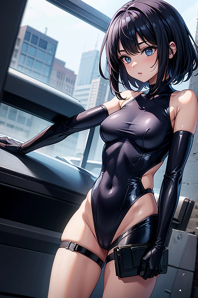 girl, leotard