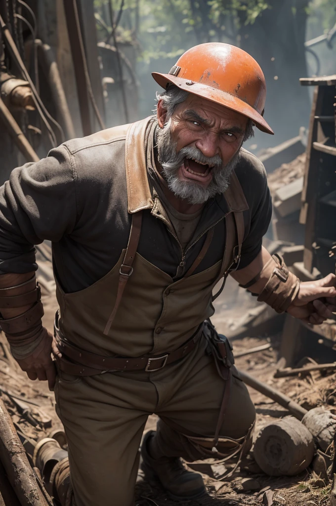 The miner who ate the villain's money