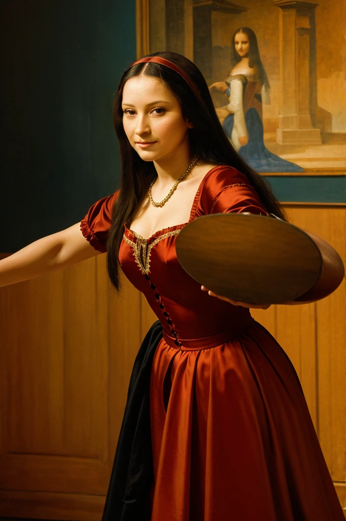Monalisa doing tango