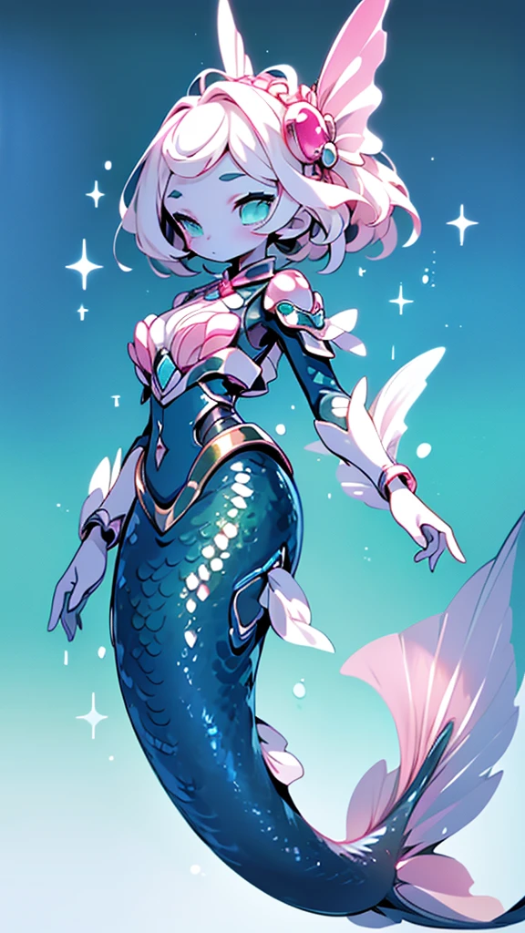 Mermaid，Mermaid，Mermaid女孩，Mermaid尾巴，Bodysuit style，Scale style，Underwater background，Underwater background，Seabed background，Coral shells background，Background in sea water，pink的鳞片，pink色调，fin，身上长着fin，Girl with fish tail，pink，pink鳞片，cute，cute，cute，crown，Armor，Armor，pink，pink鳞片，Close-up above the waist镜头，cute，beauty，Close-up above the waist镜头，Close-up above the waist，Upper body close-up，Giant fish tail