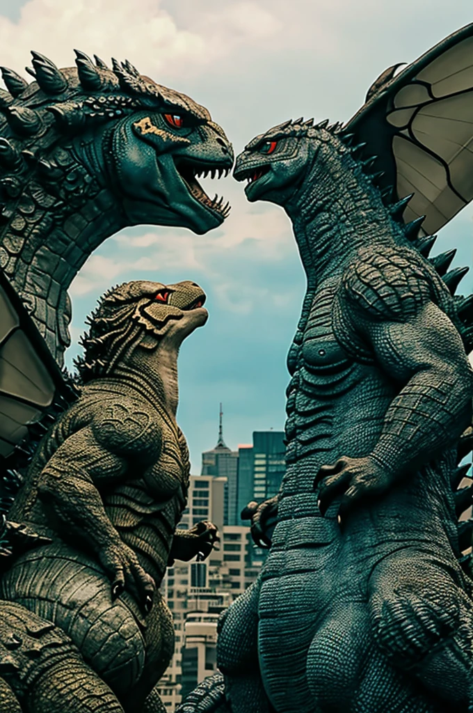 Godzilla and Mothra having sex