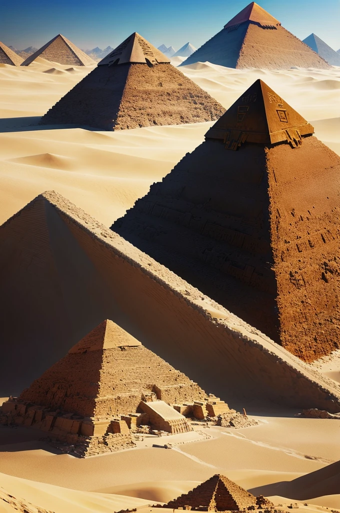 Aliens building Egyptian pyramids