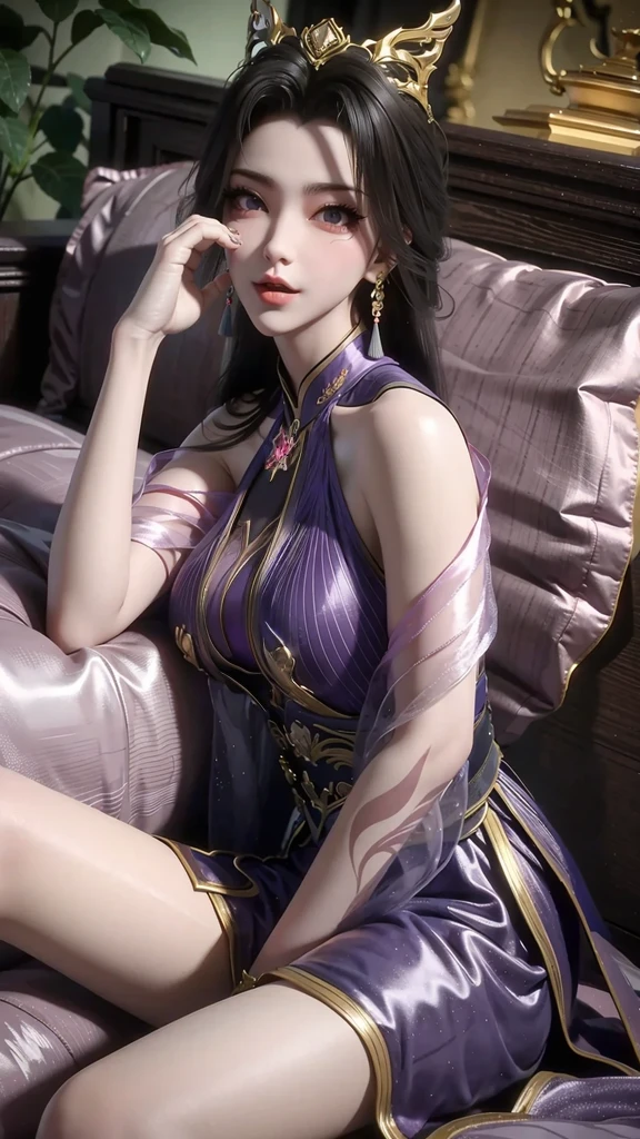 Purple clothes,Purple silk clothes