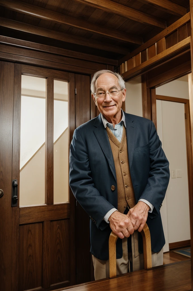 Setting: The house of Mr. Euler, the village elder
Sam knocks on the door, which is opened by Mr. Euler.
Sam: "Mr. Euler, can you help me understand this?"
He shows the scroll to Mr. Euler.
Mr. Euler (smiling): "Ah, the sine wave. It represents periodicity. Just as in life, you will experience peaks of joy and valleys of sorrow. But remember, each rise is followed by a fall, and each fall is followed by a rise. This balance is what makes life harmonious."
Sam listens intently, nodding.