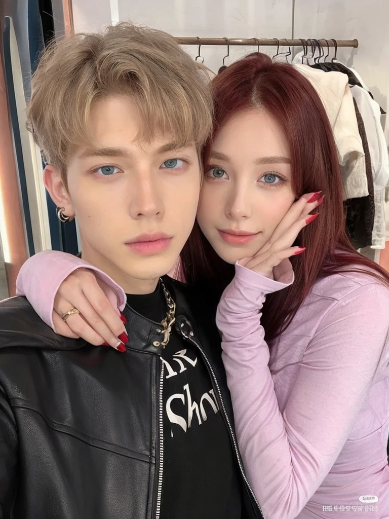 ginger hair, blond man, clear eyes and pretty hands
