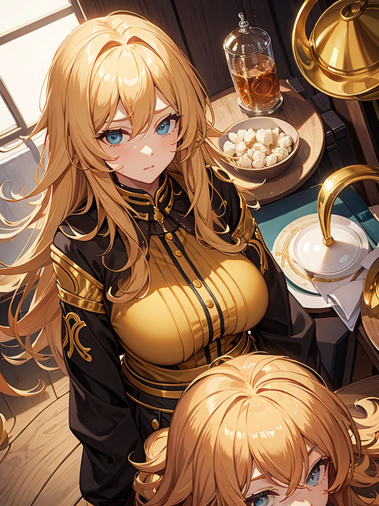 golden hair ape milf