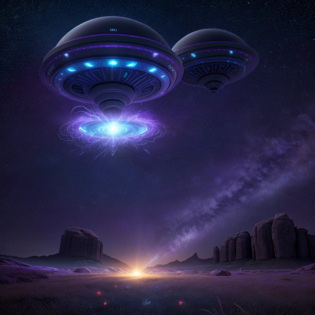 🌌✨ Witness the Unbelievable! ✨🌌
In the stillness of the night, amidst the profound darkness, a sudden burst of light illuminates the ground An otherworldly spectacle unfolds as a UFO emerges, casting a mesmerizing glow. 🌠🛸
#UFO #AlienEncounter #NightSky #Mystery #Unexplained #SparklingLight #Extraterrestrial #Believe