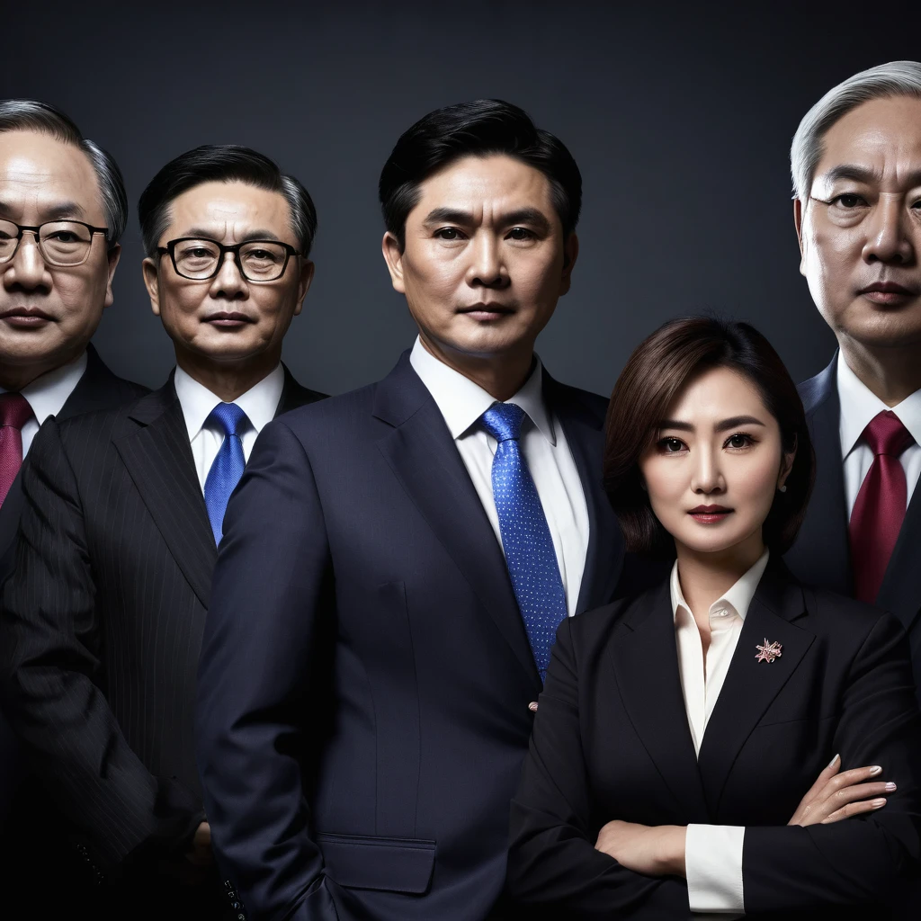 Asian　politician　male　woman　Riggin　darkness　conspiracy