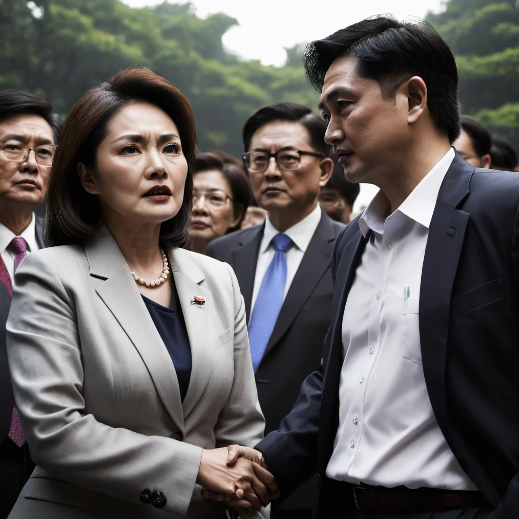 Asian　politician　male　woman　Riggin　darkness　conspiracy