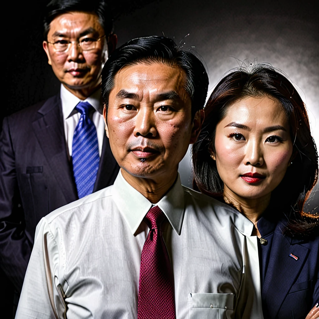 Asian　politician　male　woman　Riggin　darkness　conspiracy