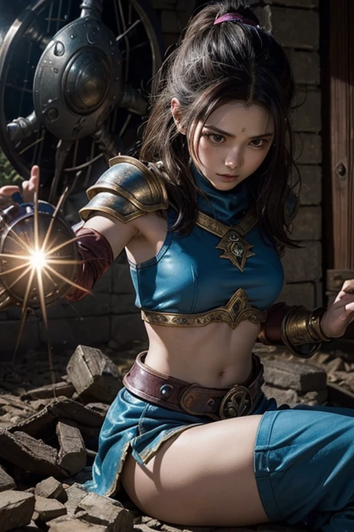 Dragon Quest 3、Woman warrior、Glamour、Armor is destroyed、Wounded、Crippling、HP remaining: 1、Shield is destroyed、Fighting an invisible enemy、I can't protect my friends、Coming under attack、触手Coming under attack、Being slashed by a sword、I can't stand it、魔法Coming under attack、Hands tied、Large breasts、Being restrained、I'm in a poisonous swamp