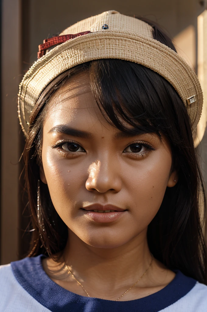 3D Indonesian face with the initials of Andrian's name