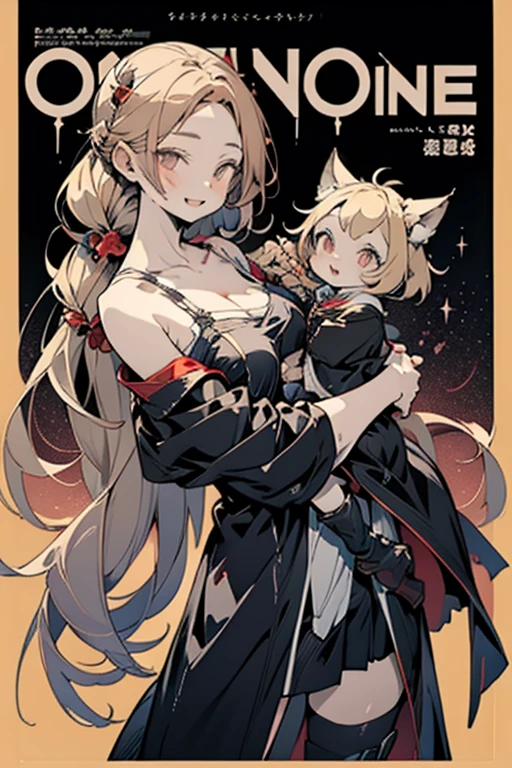 (small breasts:1.2), (perky chest:1.2), (pointed chest:1.2), (Pudding cake magazine cover:1.3),(from above:1.0),(shoot from the side:1.1),masterpiece, 1girl, Amazing Cleavage:1.1, thin waist, optimum,tmasterpiece,hight resolution,best qualtiy,hyper HD,super detailing,awardwinning,a 18yo cute girl,(The upper part of the body),anatomy correct,Beautiful Black miniskirt,garters,Gaze,Small face,bangss,holster,Beautuful Women,hands up,leg holster,Gaze,black boots,Cowboy Shot,cute face,a blond,Longhaire,Twin-tailed,Braids, Hairline,(scarlet eyes),long eyelasher,Hanging eye corners,White skin of the, ((see through camisole:1.1)), ((Sheer nipples:1.0)),Rocket Tits,(Slim body),smile,seductive weak smiling,(with sparkling eyes and a contagious smile),little open mouth, Looking at Viewer,